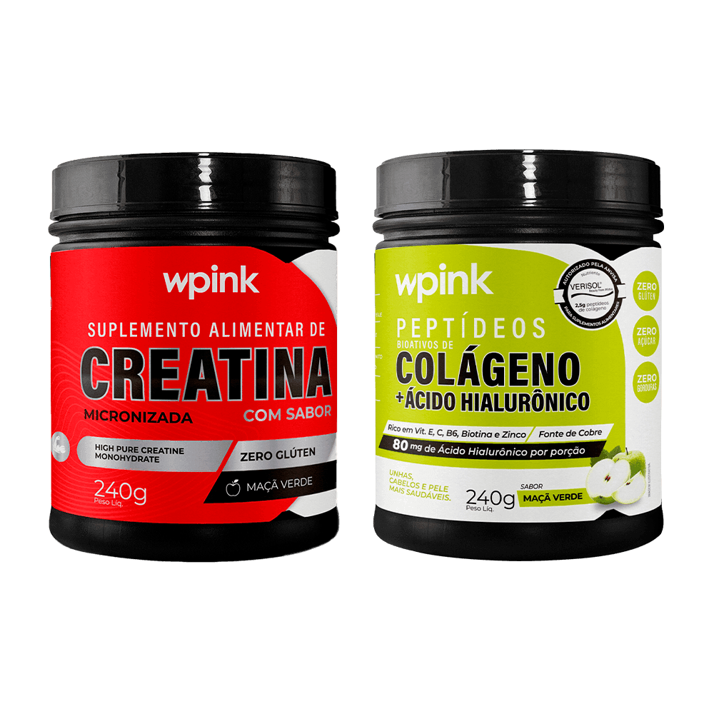 colágeno de maçã verde + creatina maçã verde - wp