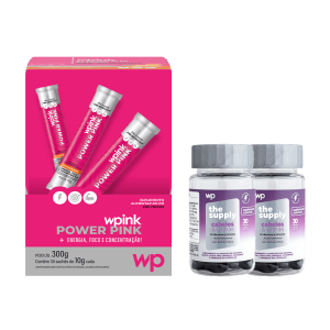 power pink de laranja + 2 cabelos e unhas