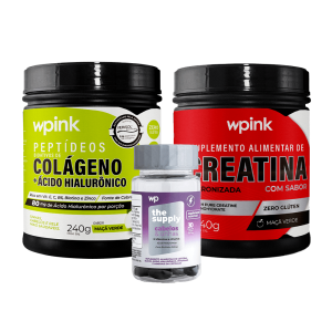 colágeno de maçã verde + creatina maçã verde+ cabelos e unhas - wp