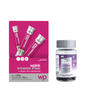 power pink de uva verde - pré-treino – 300g + cabelos e unhas - wp