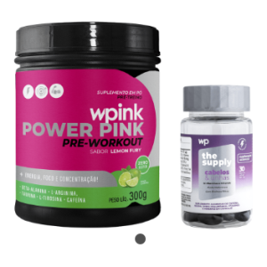 Super power pink de limão 300g + cabelos e unhas - wp