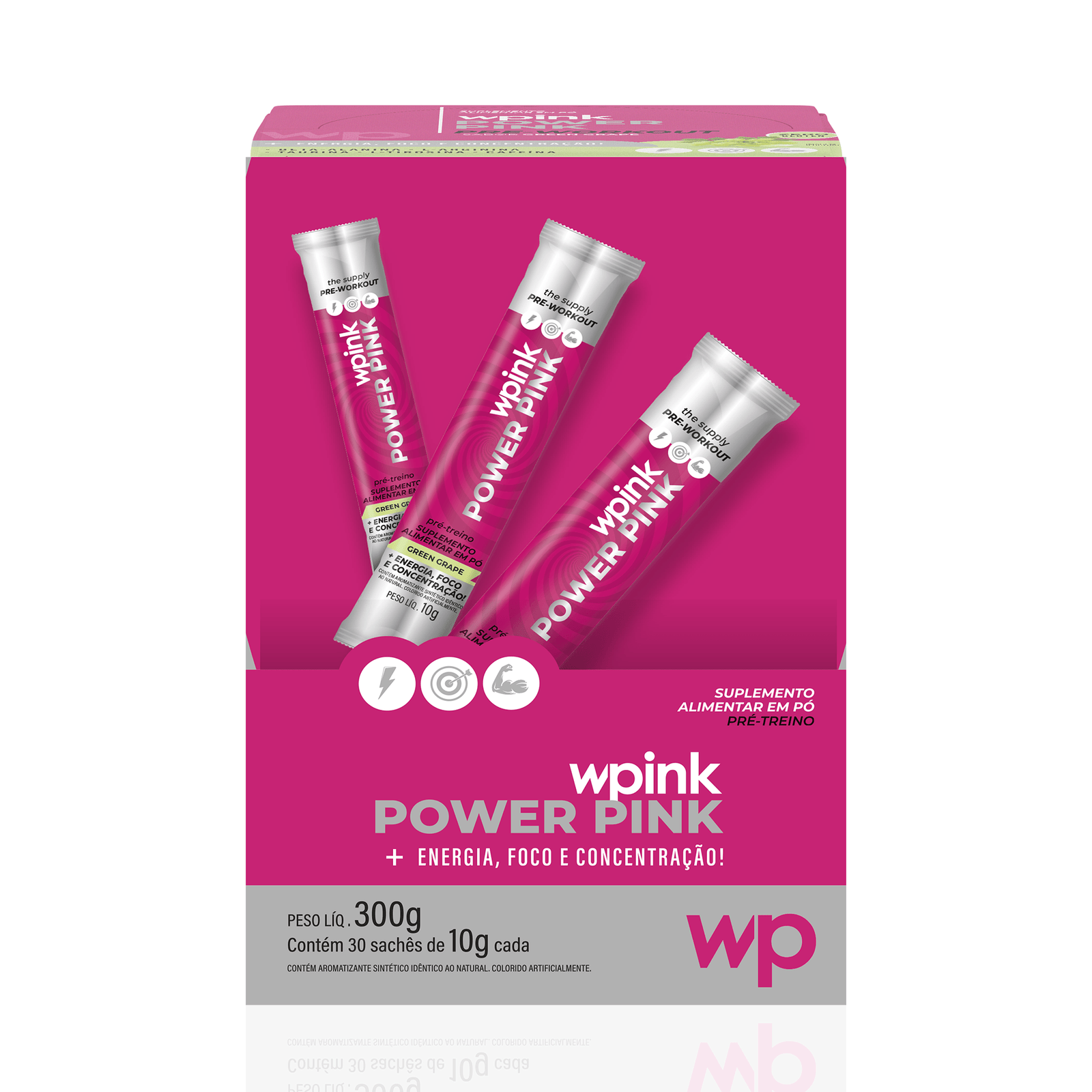 Power pink de uva verde - pré-treino – 300g - Image 4