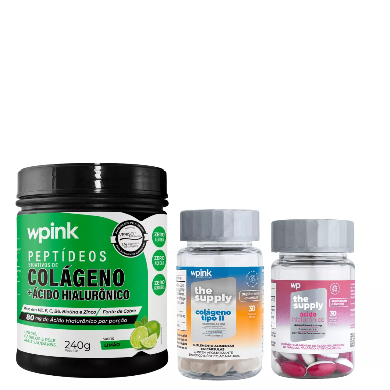 colágeno tipo II + colágeno de limão + ácido hialurônico - wp